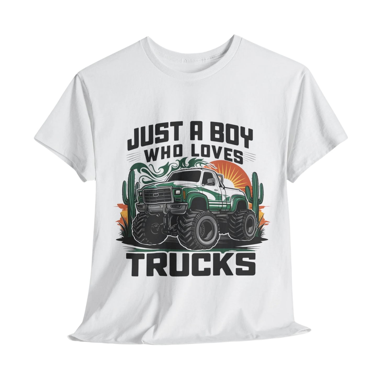 Just A Boy Loves Trucks T-shirt
