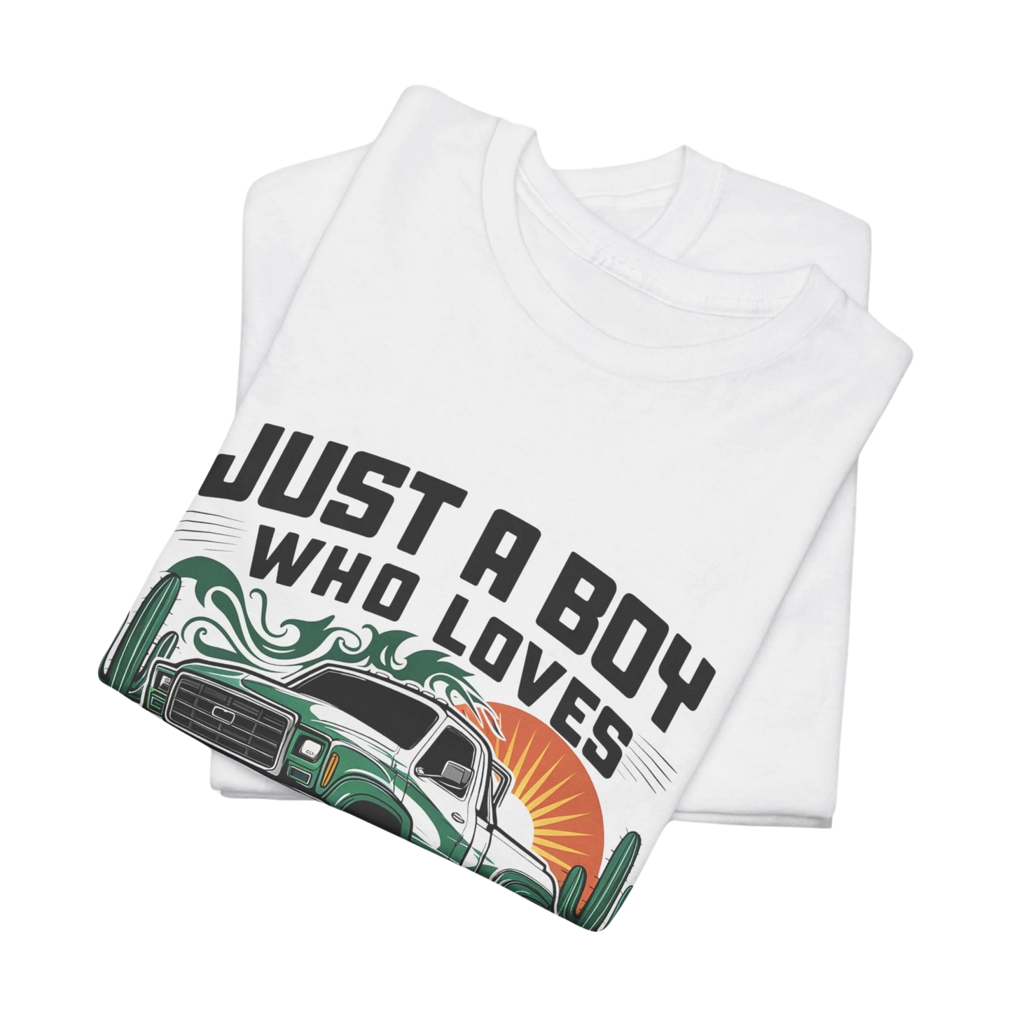 Just A Boy Loves Trucks T-shirt