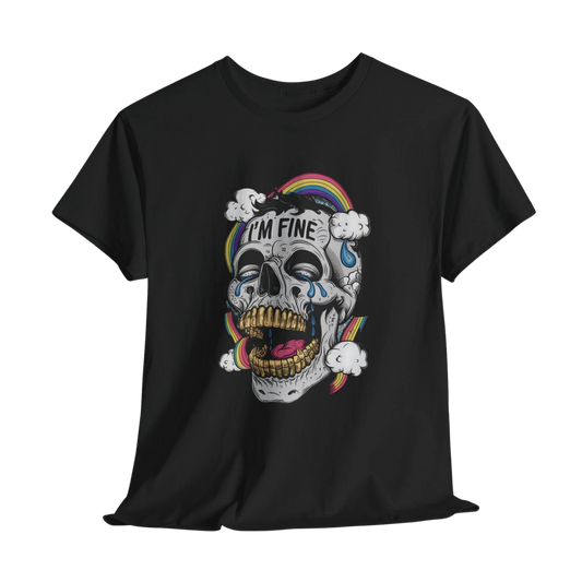 I am Fine Skull T-Shirt